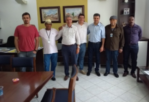 Luizão visita Prefeitura de Guapiaçu